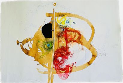 « LOUPEdeRIMBAUD » - a Paint Artowrk by Guguianu  Catalin